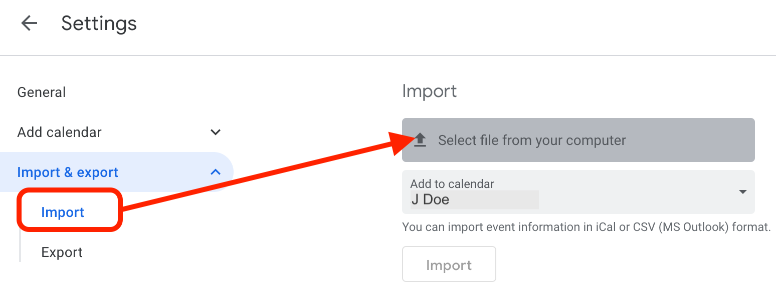 Export And Import Google Calendar Events It Support Umd