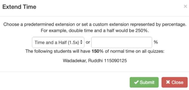 Extend time window