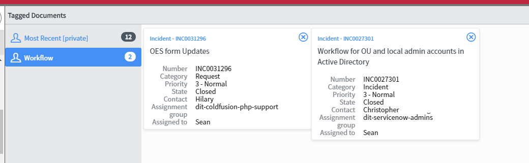workflow documents